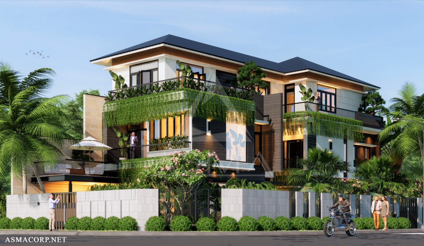 mẫu nhà vườn đẹp đang là xu hướng phát triển
