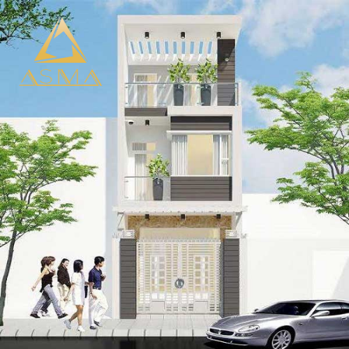 mẫu nhà 2 tầng tân cổ điển tại đà nẵng