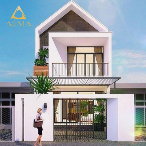 Một căn nhà thiết kế 2 tầng theo lối hiện đại tại đà nẵng 