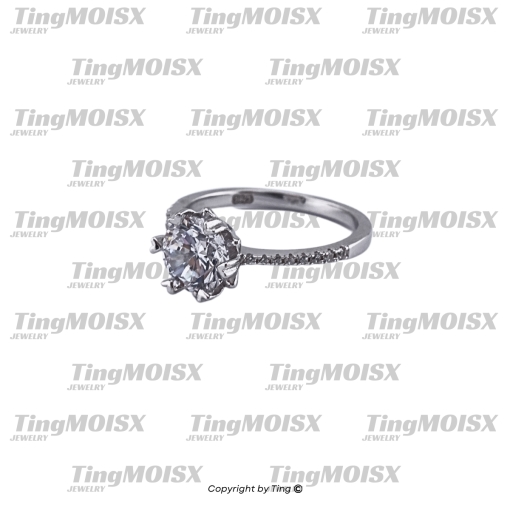 Nhẫn nữ moissanite NLM015