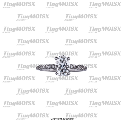 Nhẫn nữ moissanite NLM014