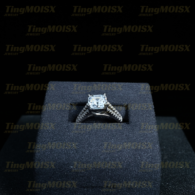 Nhẫn nữ moissanite NLM09