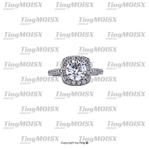 Nhẫn nữ moissanite NLM017