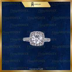 Nhẫn nữ moissanite NLM017