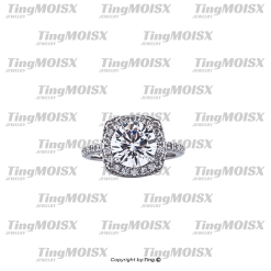 Nhẫn nữ moissanite NLM017