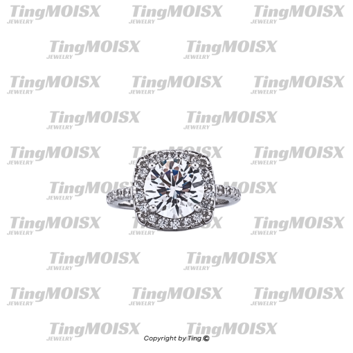 Nhẫn nữ moissanite NLM017