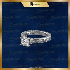 Nhẫn nữ moissanite NLM06