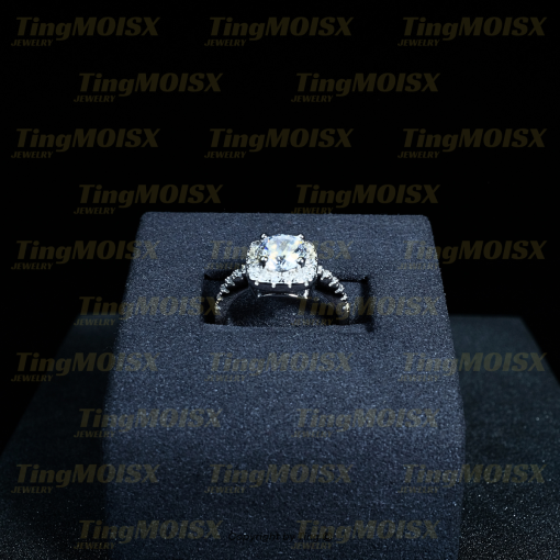 Nhẫn nữ moissanite NLM017