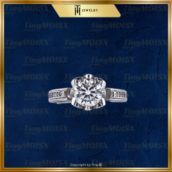 Nhẫn nữ moissanite NLM011