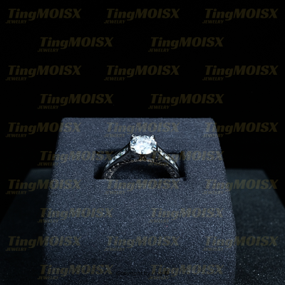 Nhẫn nữ moissanite NLM06