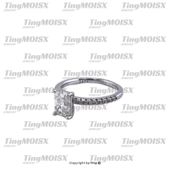 Nhẫn nữ moissanite NLM013