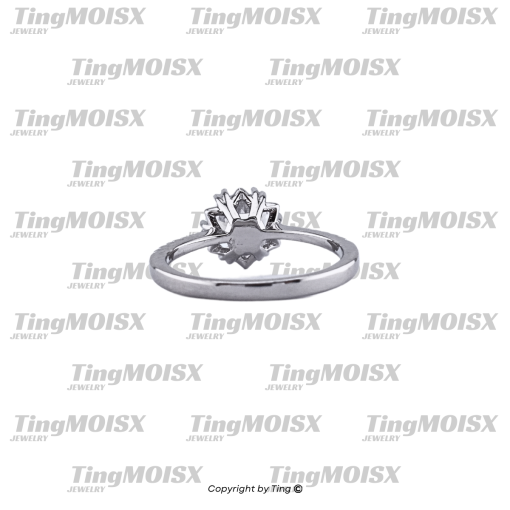 Nhẫn nữ moissanite NLM015