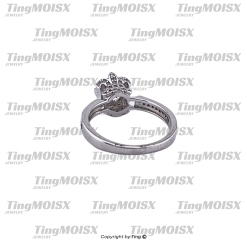 Nhẫn nữ moissanite NLM011