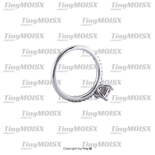 Nhẫn nữ moissanite NLM013