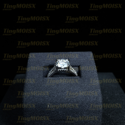 Nhẫn nữ moissanite NLM010