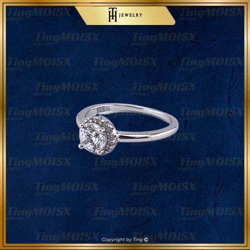 Nhẫn nữ moissanite NLM03